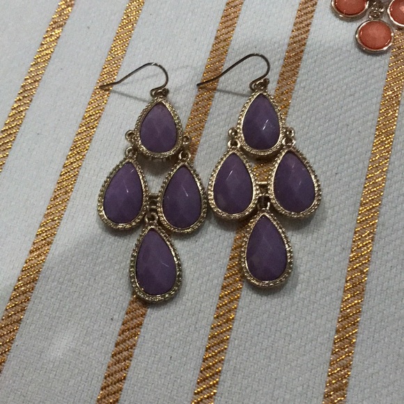 2 chandelier earrings and necklace - Picture 6 of 6